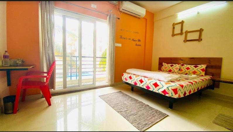 225 négyzetméteres, 1 hálószobás, 1 saját fürdőszobával rendelkező Apartman Marathahalli területén Bengaluru Kültér fotó